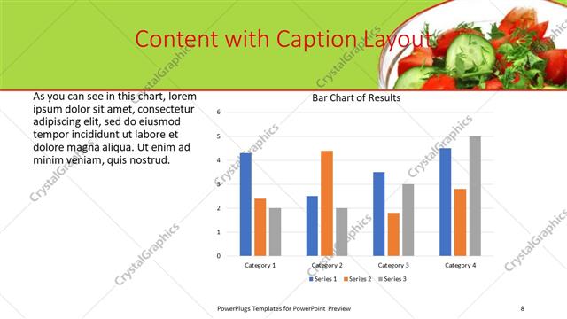 Content with Caption presentation slide layout