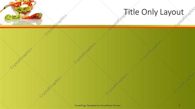 Title Only presentation slide layout