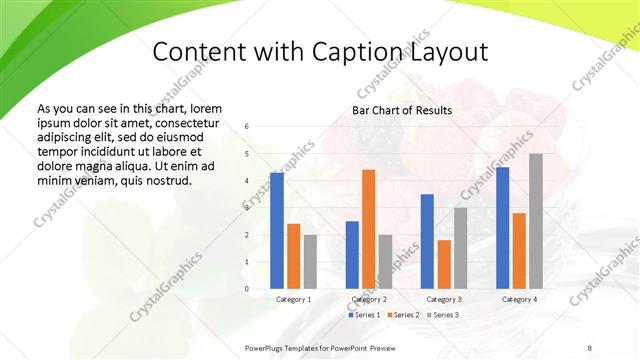 Content with Caption presentation slide layout