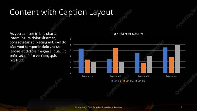 Content with Caption presentation slide layout