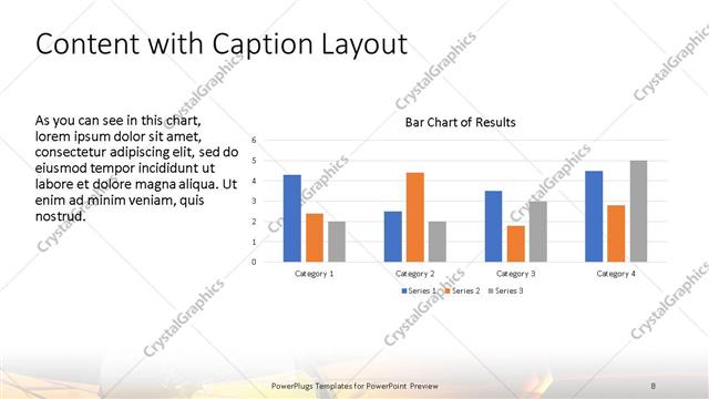 Content with Caption presentation slide layout