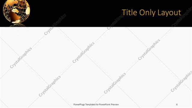 Title Only presentation slide layout