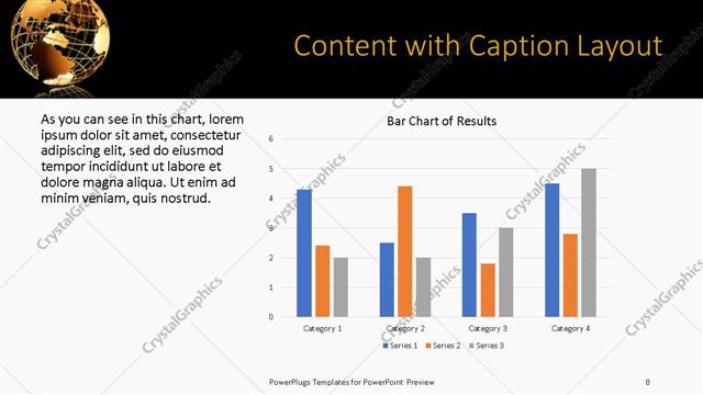 Content with Caption presentation slide layout