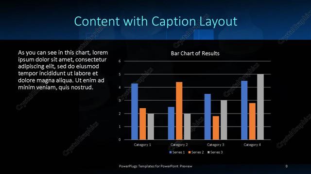 Content with Caption presentation slide layout