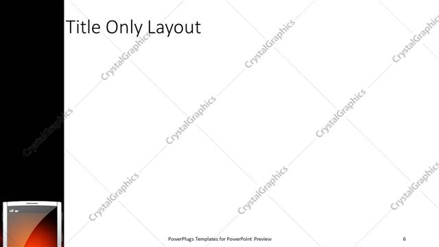 Title Only presentation slide layout