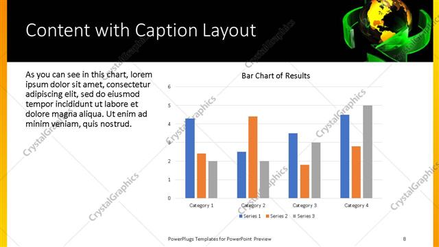 Content with Caption presentation slide layout