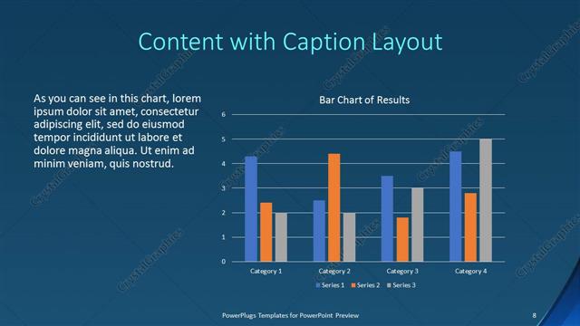 Content with Caption presentation slide layout