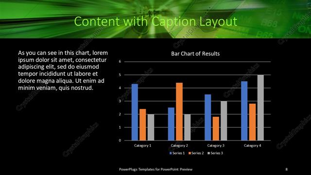 Content with Caption presentation slide layout