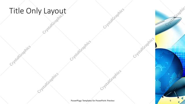 Title Only presentation slide layout