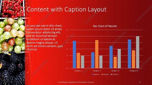 Content with Caption presentation slide layout