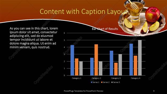 Content with Caption presentation slide layout