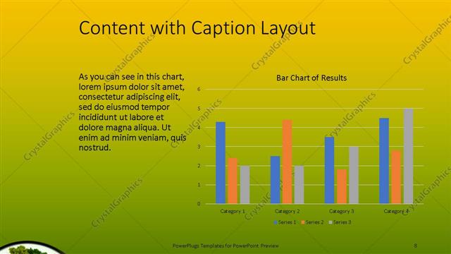 Content with Caption presentation slide layout