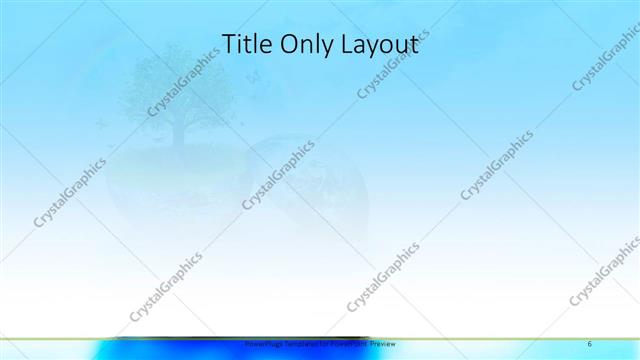 Title Only presentation slide layout