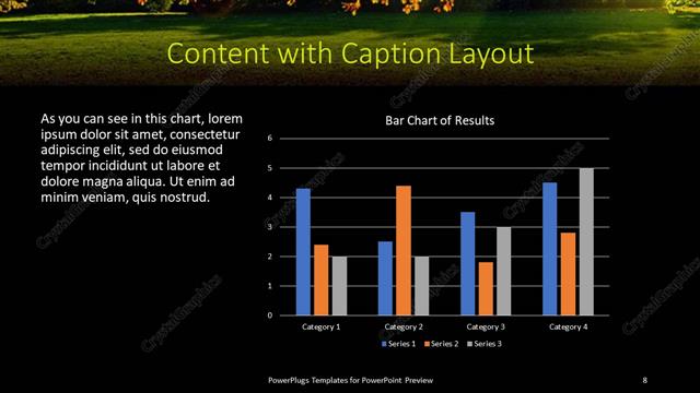 Content with Caption presentation slide layout