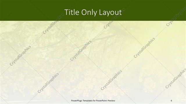Title Only presentation slide layout