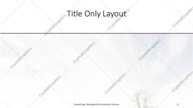 Title Only presentation slide layout