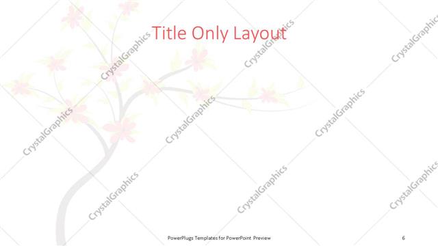 Title Only presentation slide layout