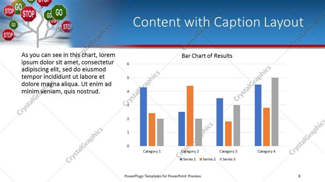 Content with Caption presentation slide layout