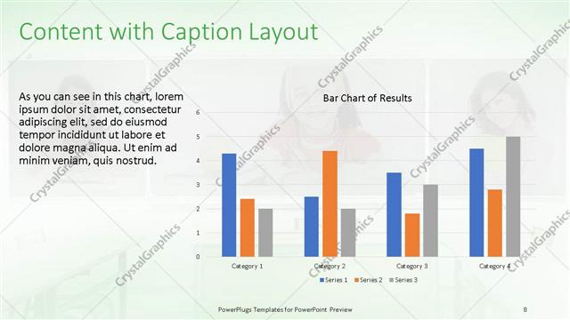 Content with Caption presentation slide layout