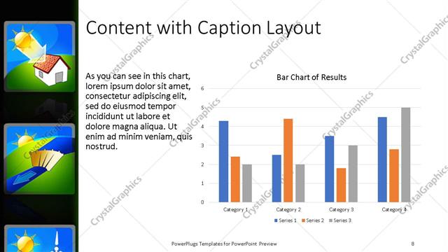 Content with Caption presentation slide layout