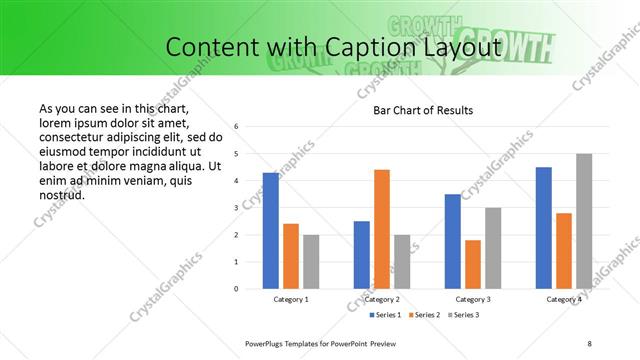 Content with Caption presentation slide layout