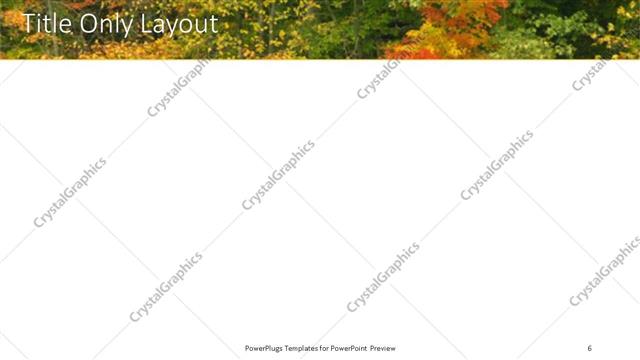 Title Only presentation slide layout