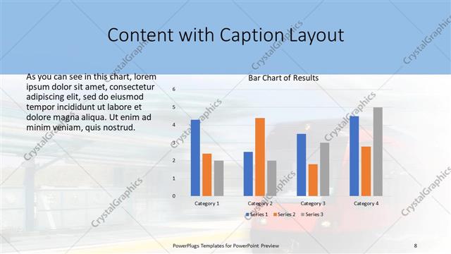 Content with Caption presentation slide layout