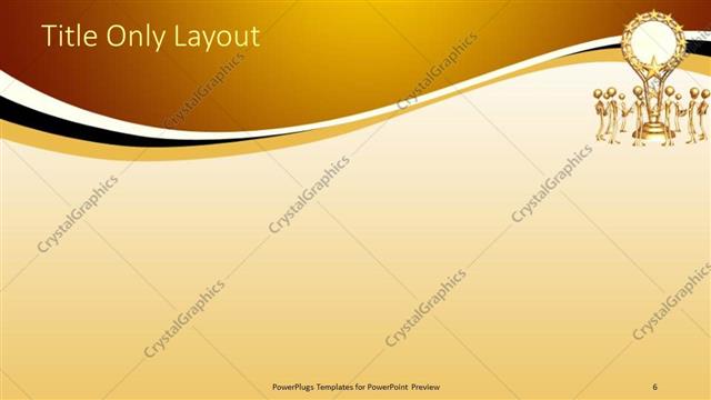 Title Only presentation slide layout