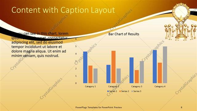 Content with Caption presentation slide layout