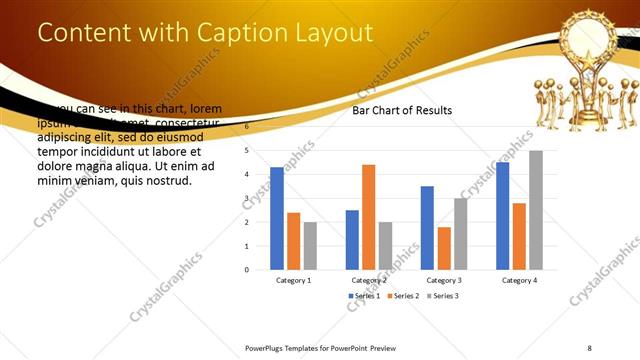 Content with Caption presentation slide layout