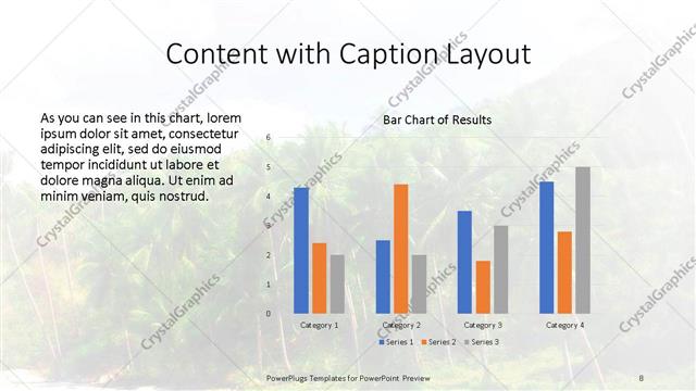 Content with Caption presentation slide layout
