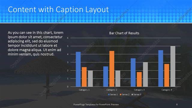 Content with Caption presentation slide layout