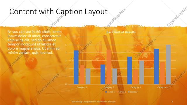 Content with Caption presentation slide layout