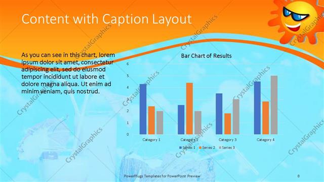 Content with Caption presentation slide layout