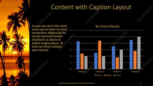 Content with Caption presentation slide layout