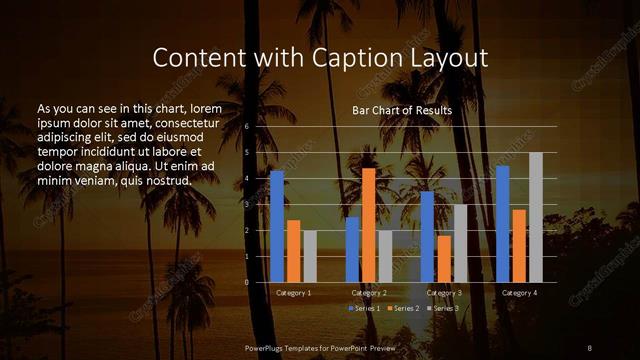 Content with Caption presentation slide layout