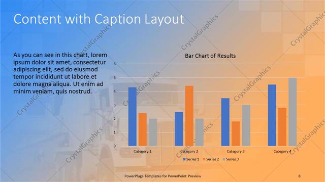 Content with Caption presentation slide layout