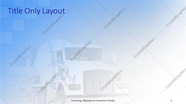 Title Only presentation slide layout