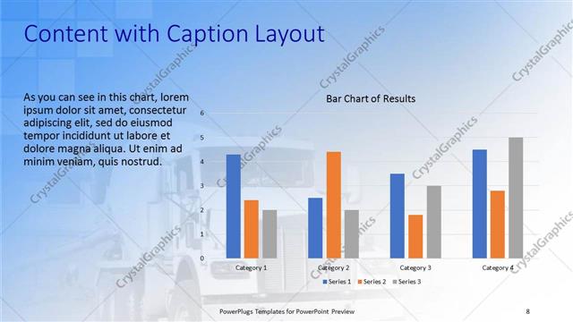 Content with Caption presentation slide layout