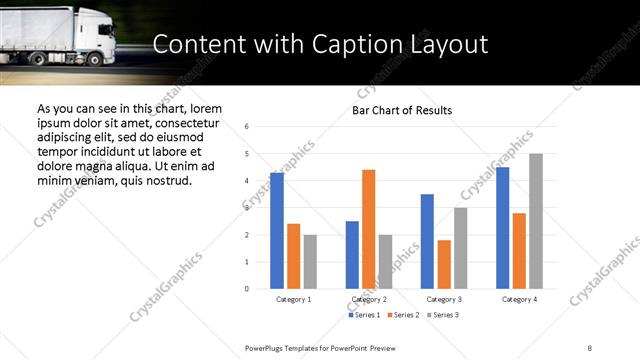 Content with Caption presentation slide layout