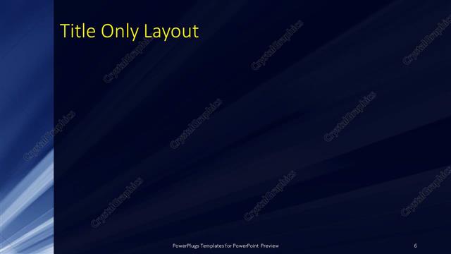 Title Only presentation slide layout