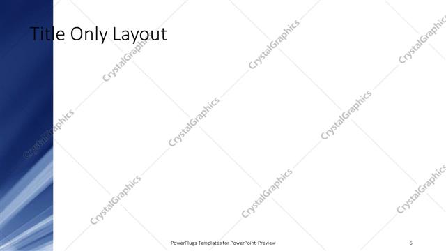 Title Only presentation slide layout