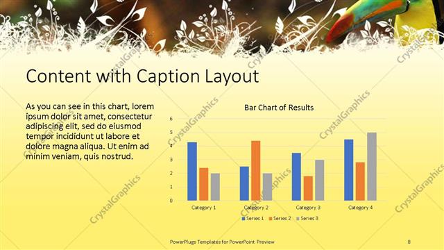 Content with Caption presentation slide layout