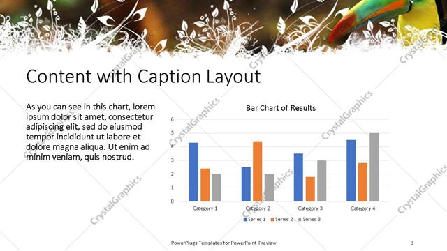 Content with Caption presentation slide layout