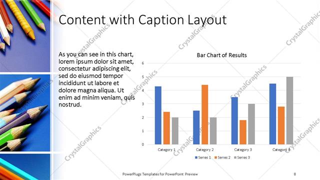 Content with Caption presentation slide layout