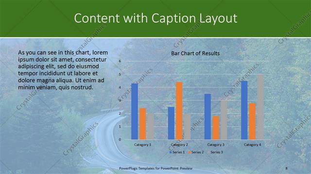 Content with Caption presentation slide layout