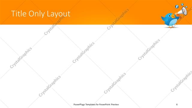 Title Only presentation slide layout