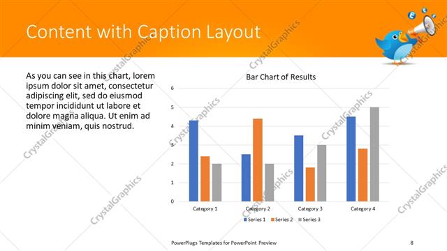 Content with Caption presentation slide layout