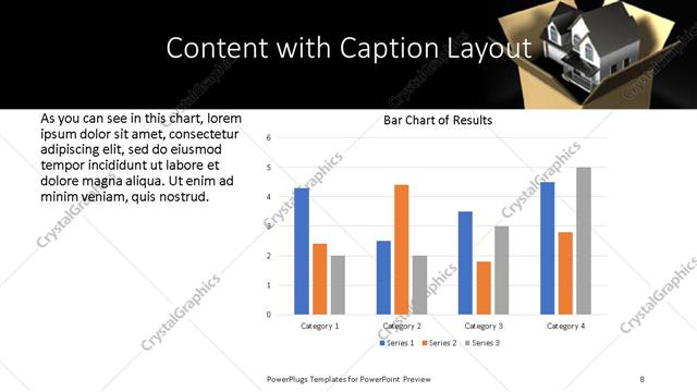 Content with Caption presentation slide layout