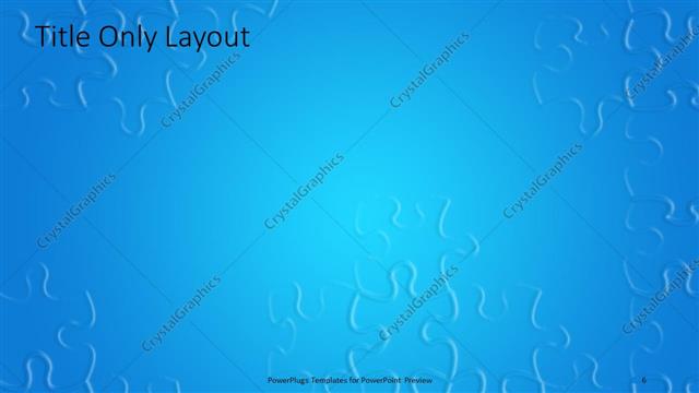 Title Only presentation slide layout